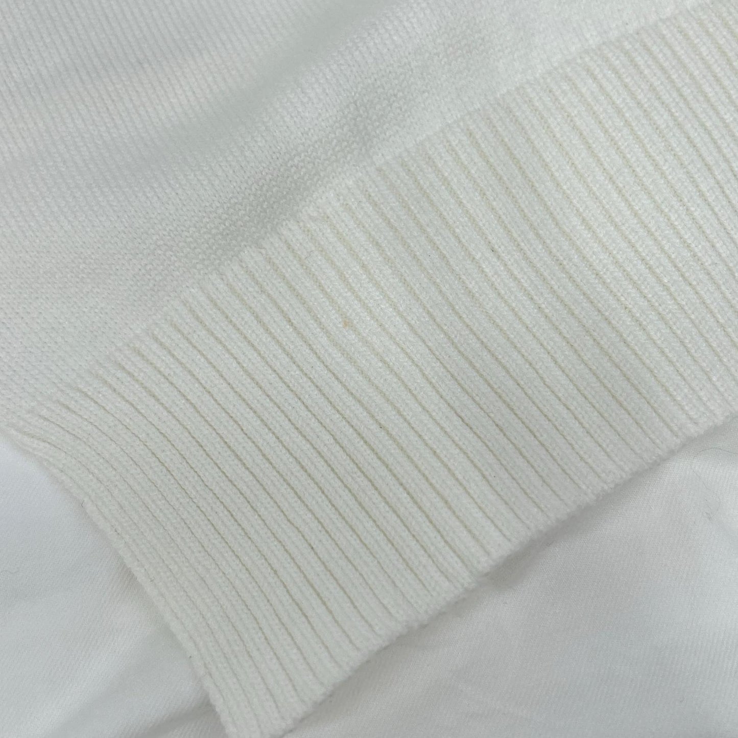sacai サカイ 25SS 25-07722 ホワイト レイヤード Popeline Knit Pullover/ポプリンニットプルオーバー トップス