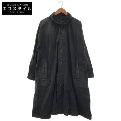Porter Classic ポータークラシック ブラック コーデュロイカラー スウィングコート トップス