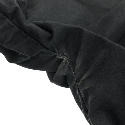 Porter Classic Black corduroy-collar swing coat, top