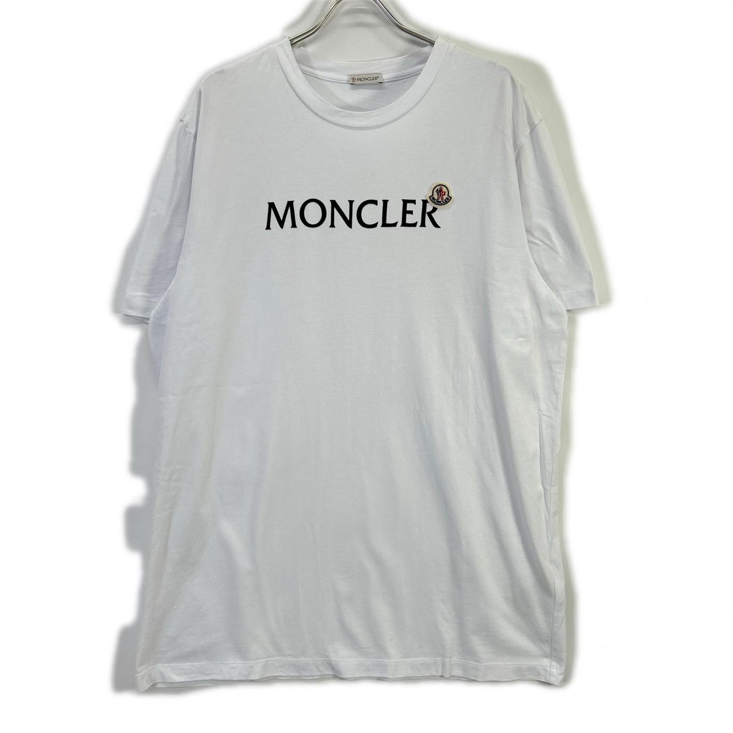 MONCLER モンクレール J20918C00024 ホワイト フロントロゴ ショートスリーブカットソー トップス