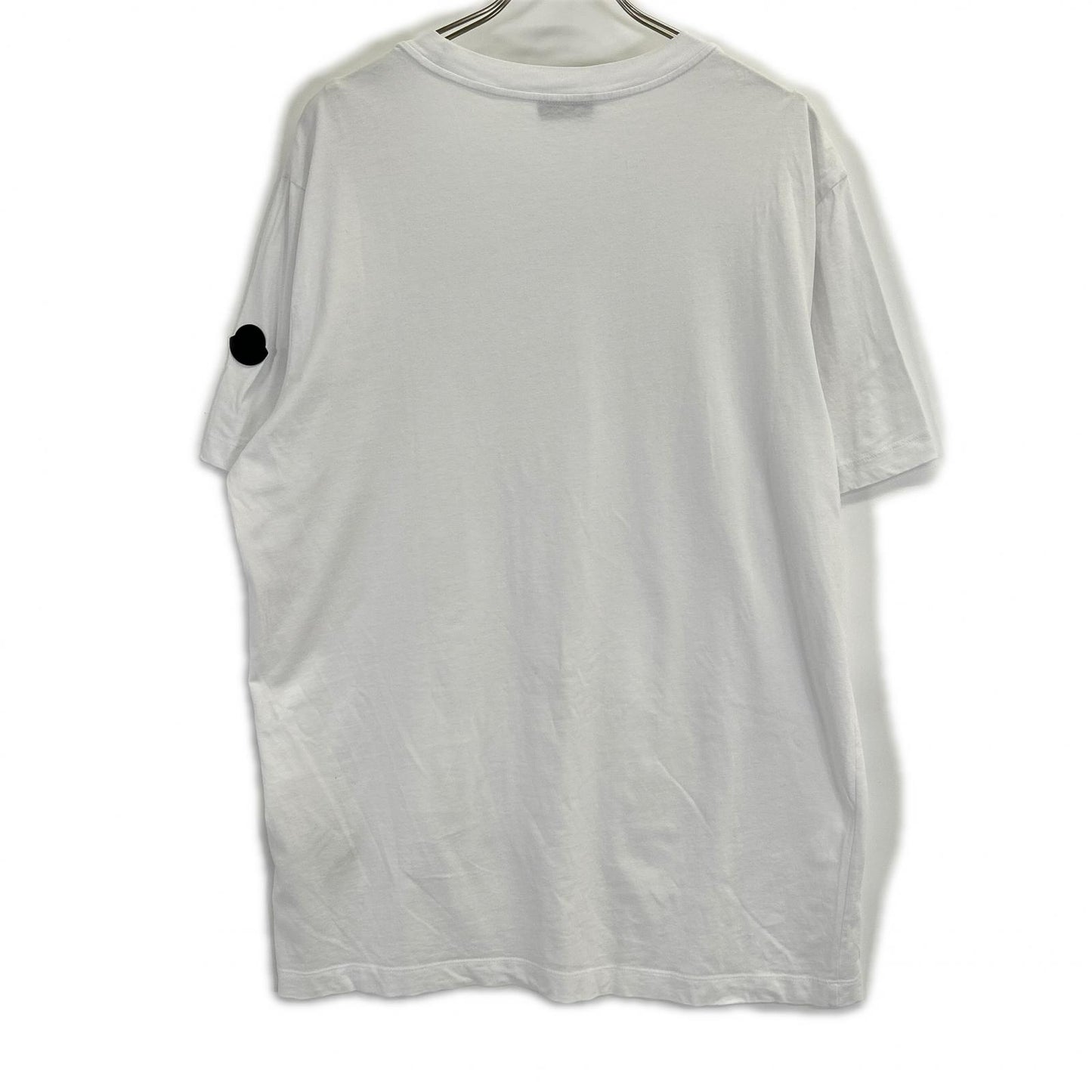 MONCLER モンクレール I20918C00035 ホワイト SS-TSHIRT ロゴプリントクルーネックTシャツ トップス