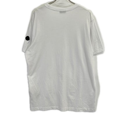 MONCLER モンクレール I20918C00035 ホワイト SS-TSHIRT ロゴプリントクルーネックTシャツ トップス