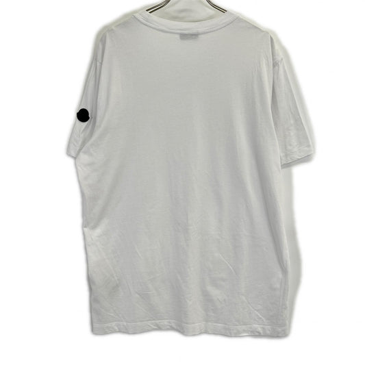 MONCLER モンクレール I20918C00035 ホワイト SS-TSHIRT ロゴプリントクルーネックTシャツ トップス