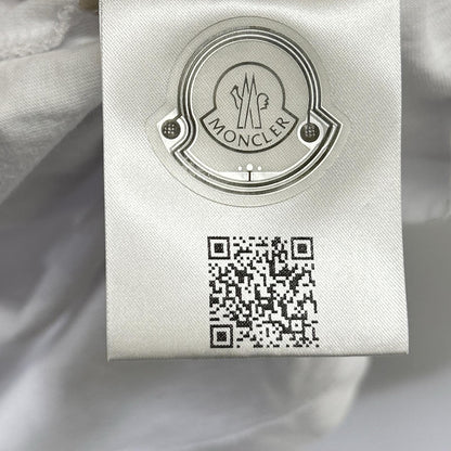 MONCLER モンクレール I20918C00035 ホワイト SS-TSHIRT ロゴプリントクルーネックTシャツ トップス