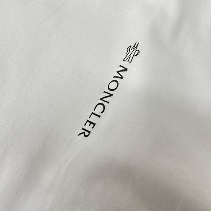 MONCLER モンクレール I20918C00035 ホワイト SS-TSHIRT ロゴプリントクルーネックTシャツ トップス