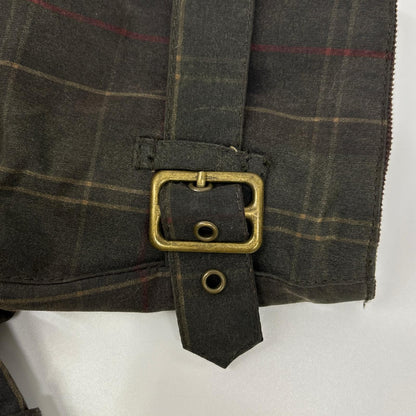 Barbour バブアー 1302099 オリーブグリーン CHATSWORTH オイルド TARTAN TRENCH トレンチコート コート