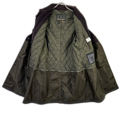 Barbour バブアー 1302099 オリーブグリーン CHATSWORTH オイルド TARTAN TRENCH トレンチコート コート