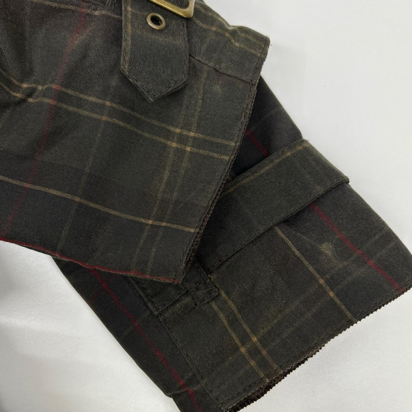 Barbour バブアー 1302099 オリーブグリーン CHATSWORTH オイルド TARTAN TRENCH トレンチコート コート
