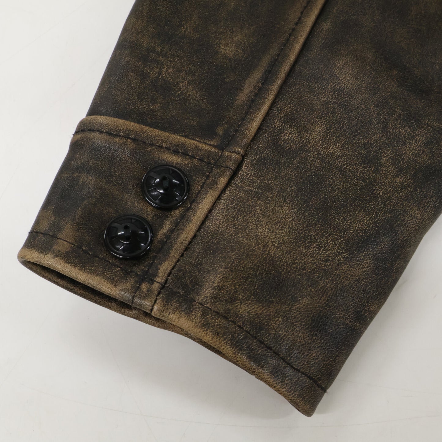 RRL ダブルアールエル 【美品/国内正規】782839937001 ヴィンテージ加工 チェックライニング フルグレイン カウハイドジャケット ジャケット