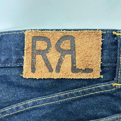 RRL ダブルアールエル 782504846004 インディゴ LOW STRAIGHT ストレートボタンフライデニムパンツ ボトムス