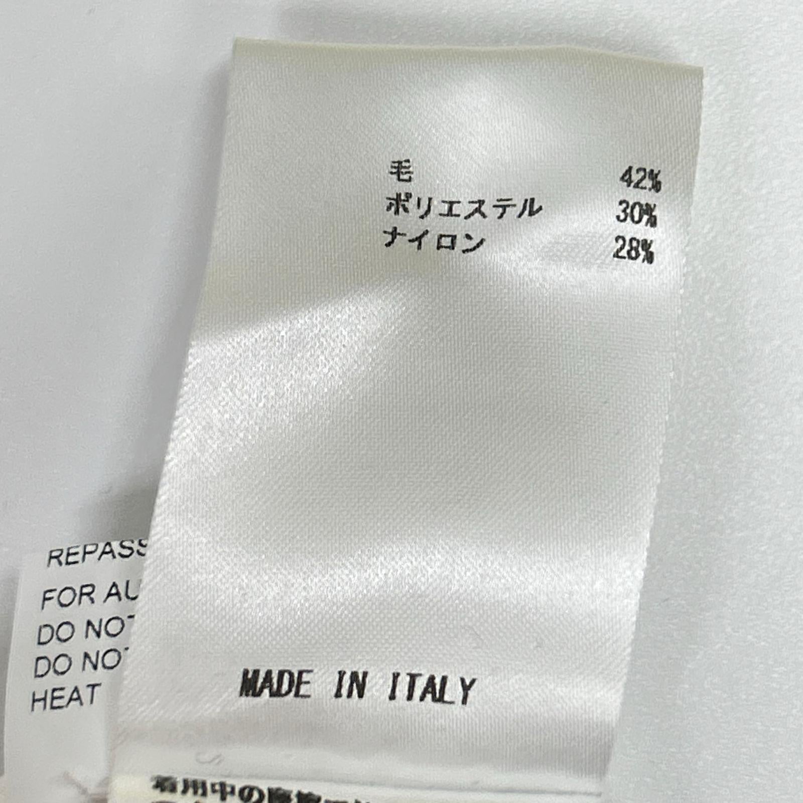 JILSANDER ジルサンダー JSPP754085 ブラック×ホワイト ドット柄 サイドスリット ロングスリーブニット トップス