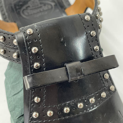 Church's Church POLISHED FUME' ORSOLA MET studded fringe sandals shoes women's black 36 DX0010 shoes