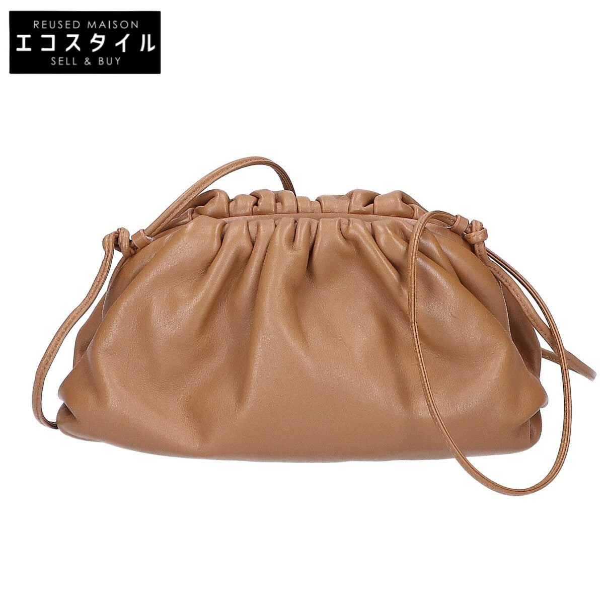 BOTTEGA VENETA ボッテガヴェネタ 585852 ミニ ザ ポーチ カーフスキン エンボスロゴ ショルダーバッグ