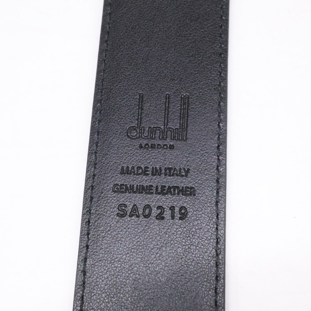 dunhill/ALFREDDUNHILL ダンヒル 【新品同様】シグネチャーロゴバックル レザー ベルト