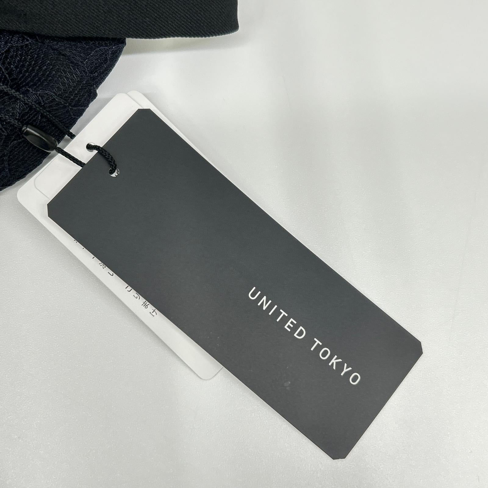 UNITED TOKYO ユナイテッドトウキョウ 【新品同様】145210001 レース切替 バックジップ ロングスリーブ ワンピース