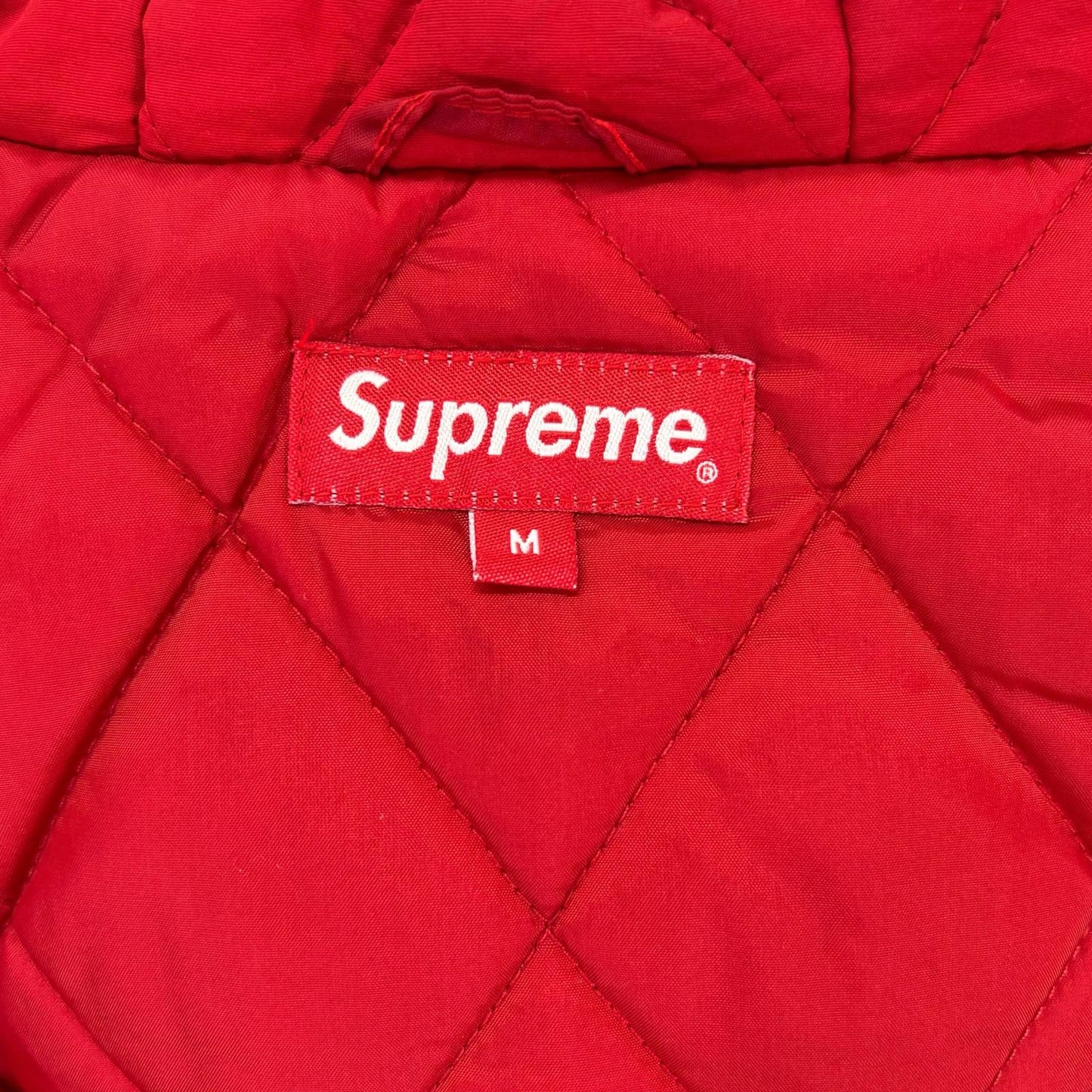 Supreme シュプリーム 18SS ネイビー×レッド スクリプトロゴ フーディジャケット ジャケット
