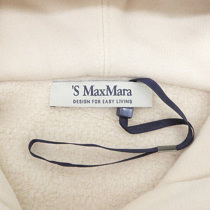 S MaxMara エスマックスマーラ MAESTRO プルオーバー コットン スウェット フーディ パーカー トップス レディース ベビーピンク XS トップス