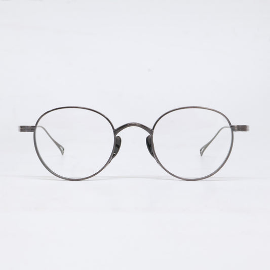 KameManNen 【Like New】KMN113 Titanium Panto-Shaped Eyewear