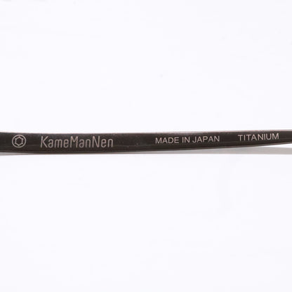 KameManNen カメマンネン 【新品同様】KMN113 チタン パント型シェイプ アイウェア 眼鏡