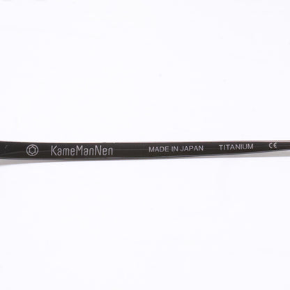 KameManNen カメマンネン 【新品同様】KMN113 チタン パント型シェイプ アイウェア 眼鏡