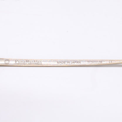 KameManNen カメマンネン 【新品同様】KMN-99 チタン オールメタル ラウンドシェイプ アイウェア 眼鏡