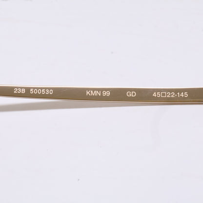 KameManNen カメマンネン 【新品同様】KMN-99 チタン オールメタル ラウンドシェイプ アイウェア 眼鏡