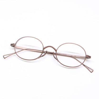 KameManNen 【Like New】KMN9918 Titanium Oval-Shaped Eyewear