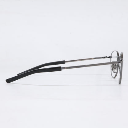 999.9 【Like New】S-955T Titanium Metal-Frame Crown Panto-Shaped Eyewear with Reverse-R Hinges