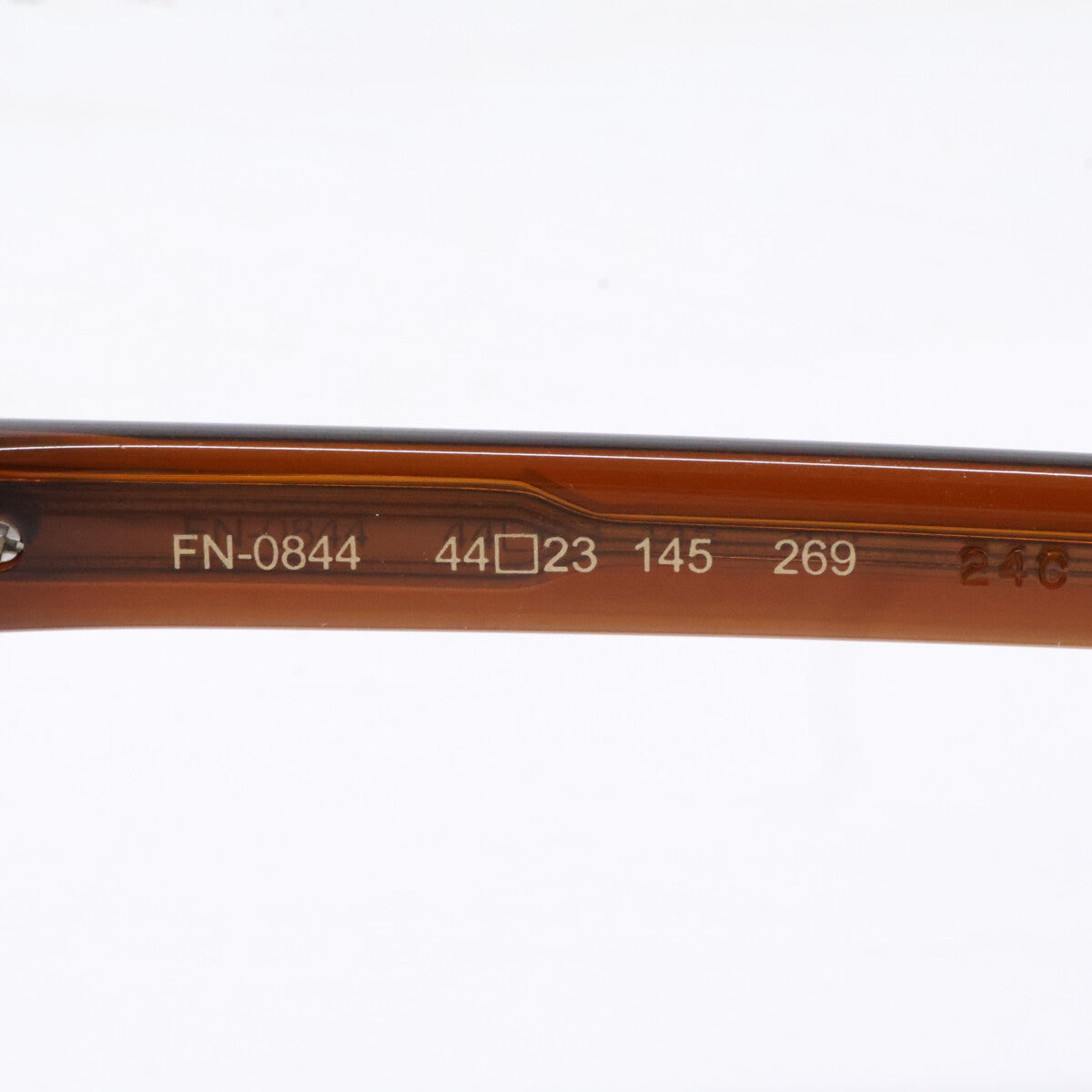 999.9 フォーナインズ 【新品同様】FN/FOURNINES FN-0844 ラウンドシェイプ セルフレーム アイウェア 眼鏡