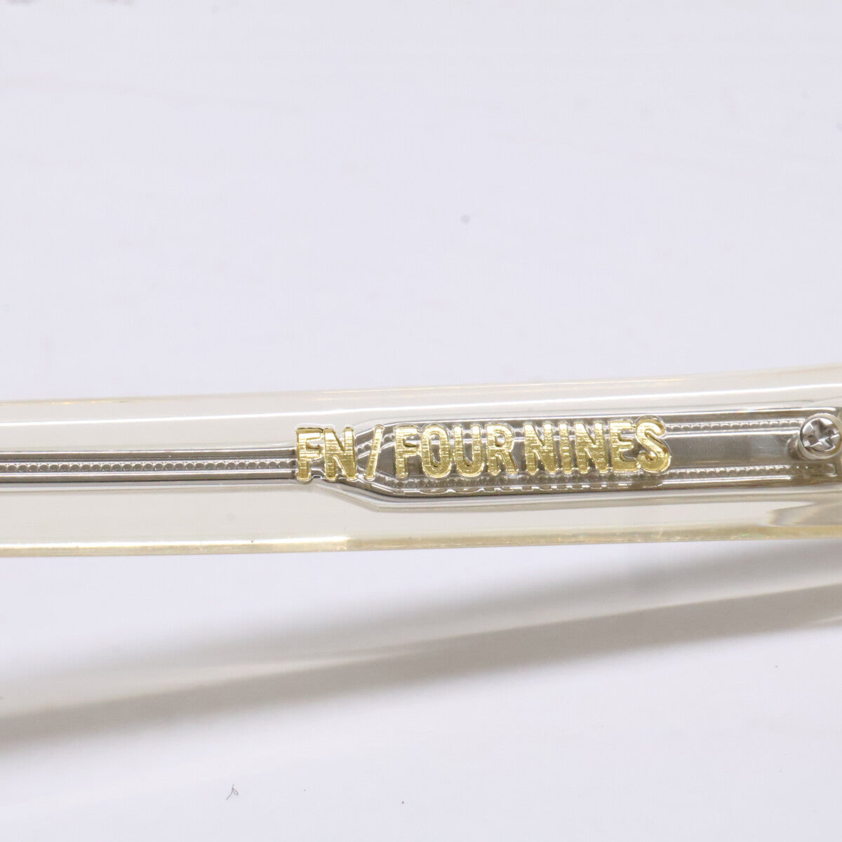 999.9 フォーナインズ 【新品同様】FN/FOURNINES FN-0844 ラウンドシェイプ セルフレーム アイウェア 眼鏡