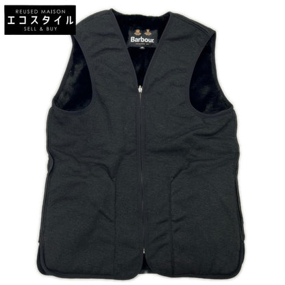Barbour バブアー 232MLI0035 ブラック アクリル フロントジップ ファー ライナー ベスト ベスト