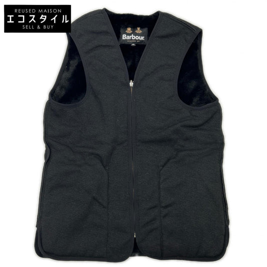 Barbour バブアー 232MLI0035 ブラック アクリル フロントジップ ファー ライナー ベスト ベスト