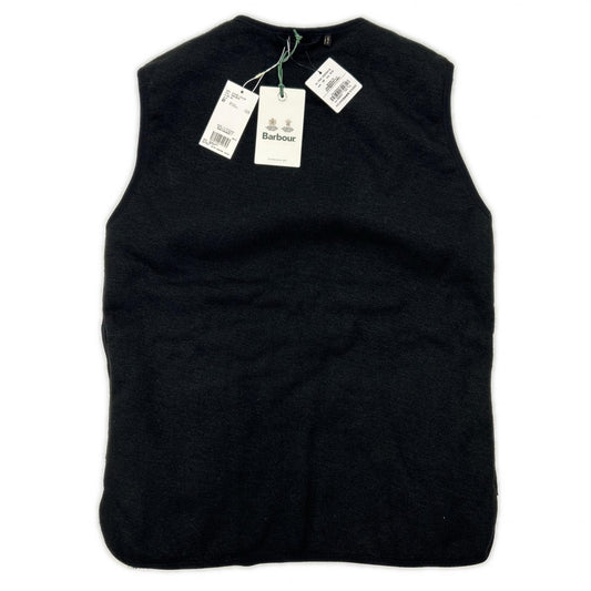 Barbour バブアー 232MLI0035 ブラック アクリル フロントジップ ファー ライナー ベスト ベスト