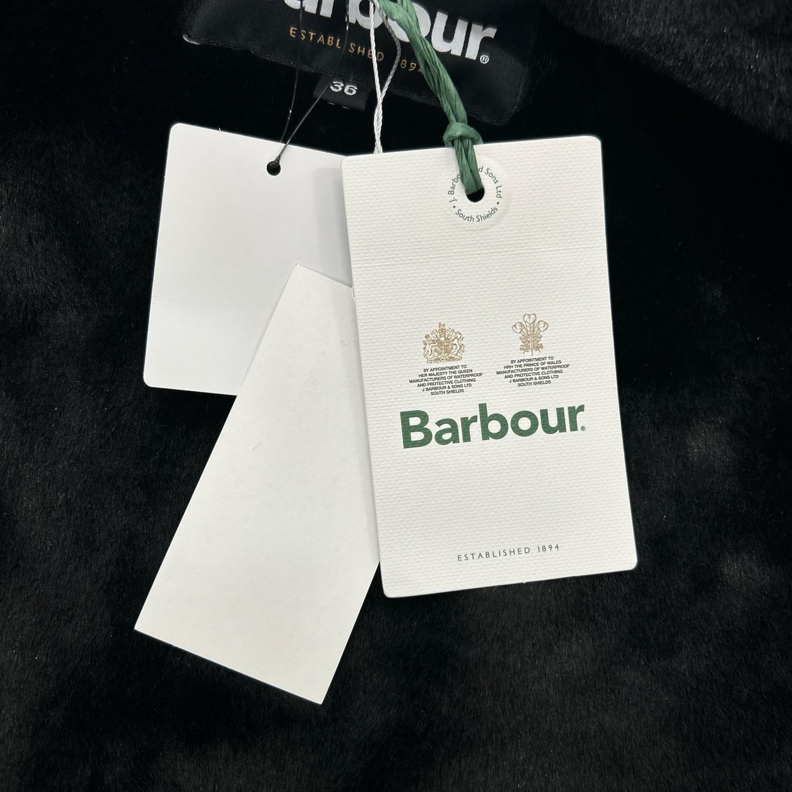 Barbour バブアー 232MLI0035 ブラック アクリル フロントジップ ファー ライナー ベスト ベスト