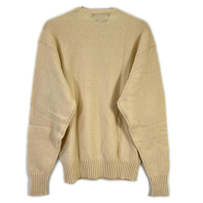 POLObyRalphLauren ポロラルフローレン 90's アイボリー ラムウール クルーネックニット トップス