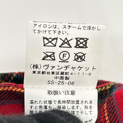 VAN JACKET ヴァンジャケット VAN JAC KC-825505 カーキ コットン チェックライニング 太畝コーデュロイ スパニッシュカラーコート コート