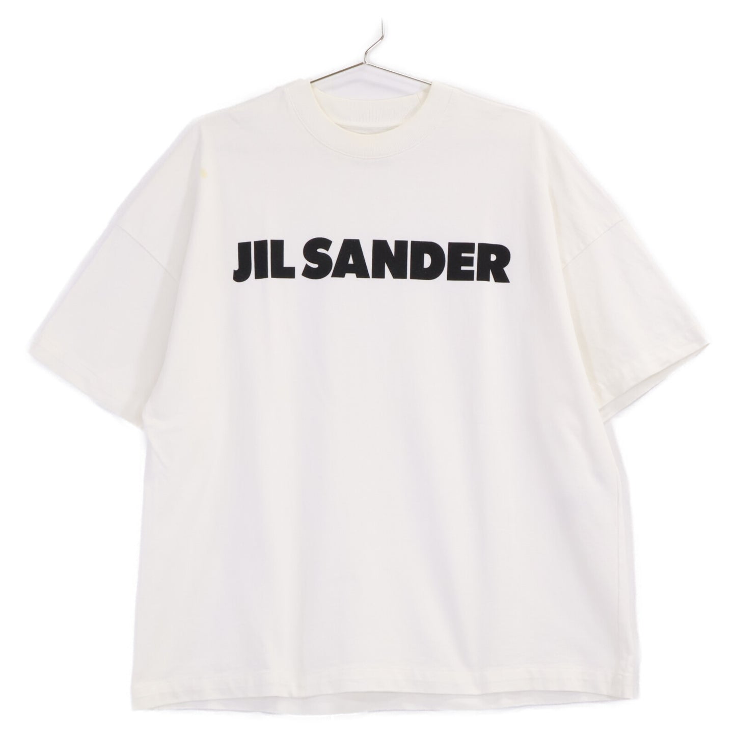 JILSANDER ジルサンダー JSMS707045MS24870811 ホワイト コットンジャージー ロゴプリント ショートスリーブ トップス