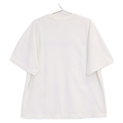 JILSANDER ジルサンダー JSMS707045MS24870811 ホワイト コットンジャージー ロゴプリント ショートスリーブ トップス