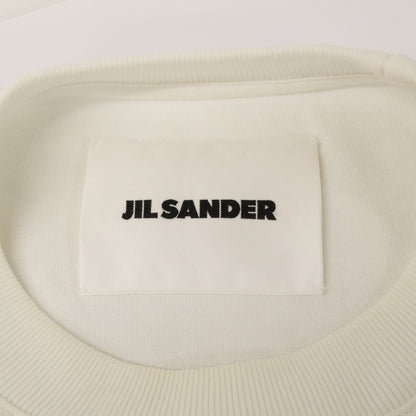 JILSANDER ジルサンダー JSMS707045MS24870811 ホワイト コットンジャージー ロゴプリント ショートスリーブ トップス