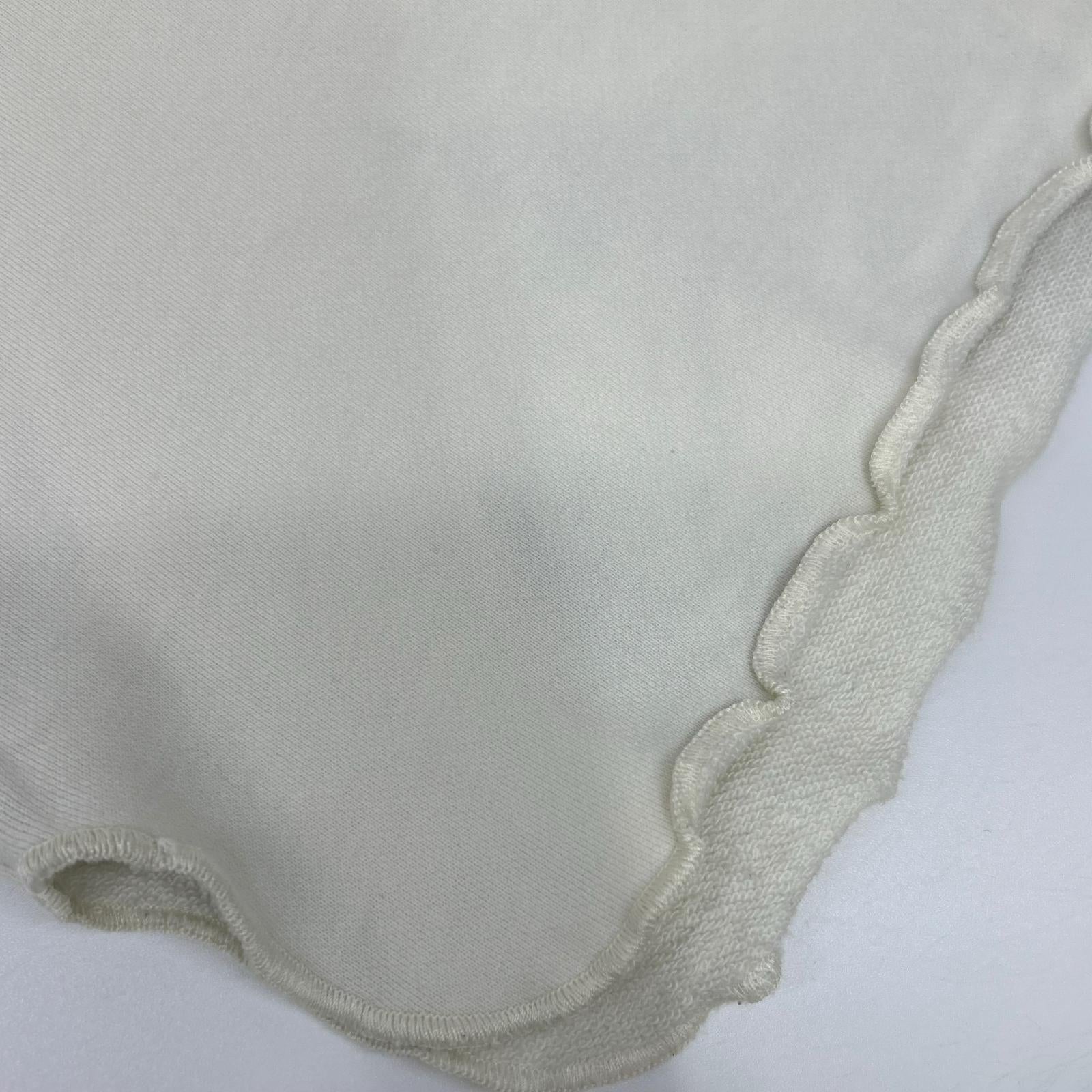 JIL SANDER+ ジルサンダープラス JPUQ707527MQ23860801 ホワイト コットン カットオフ ショートスリーブスウェット トップス