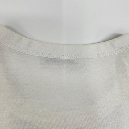 MONCLER モンクレール ホワイト コットン MAGLIA T-SHIRT ロゴプリント ショートスリーブカットソー トップス
