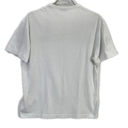 MONCLER モンクレール ホワイト コットン MAGLIA T-SHIRT ロゴプリント ショートスリーブカットソー トップス