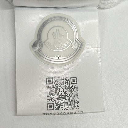 MONCLER モンクレール ホワイト コットン MAGLIA T-SHIRT ロゴプリント ショートスリーブカットソー トップス