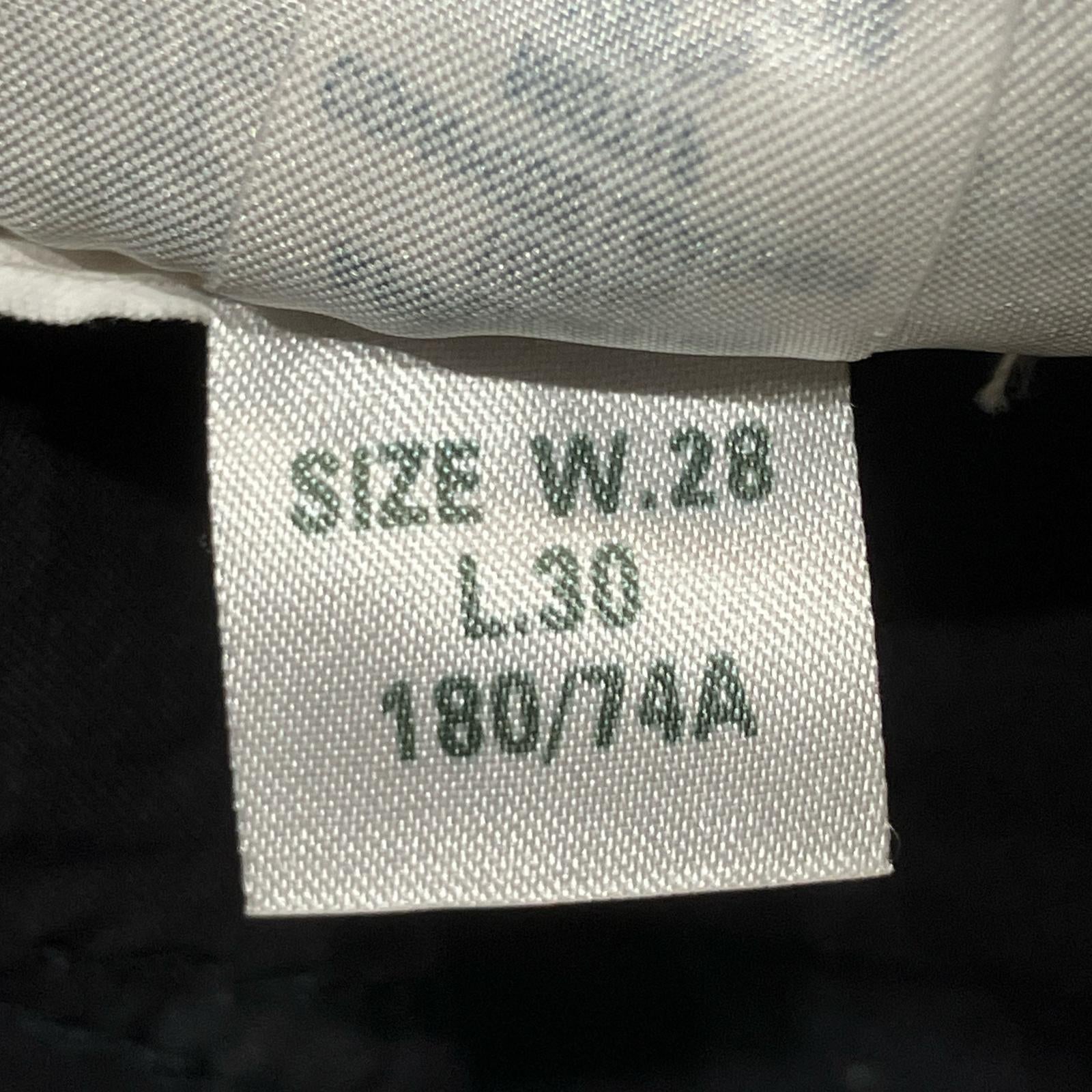 DIESEL ディーゼル ホワイト×ブラック ストレッチコットン D-FINING テーパードデニムパンツ ボトムス