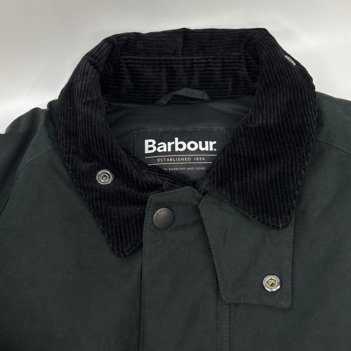 Barbour バブアー 25AW 252MCA1065 ブラック コットン混 PADDED TRANSPORT JACKET/パデッド トランスポート ジャケット ジャケット