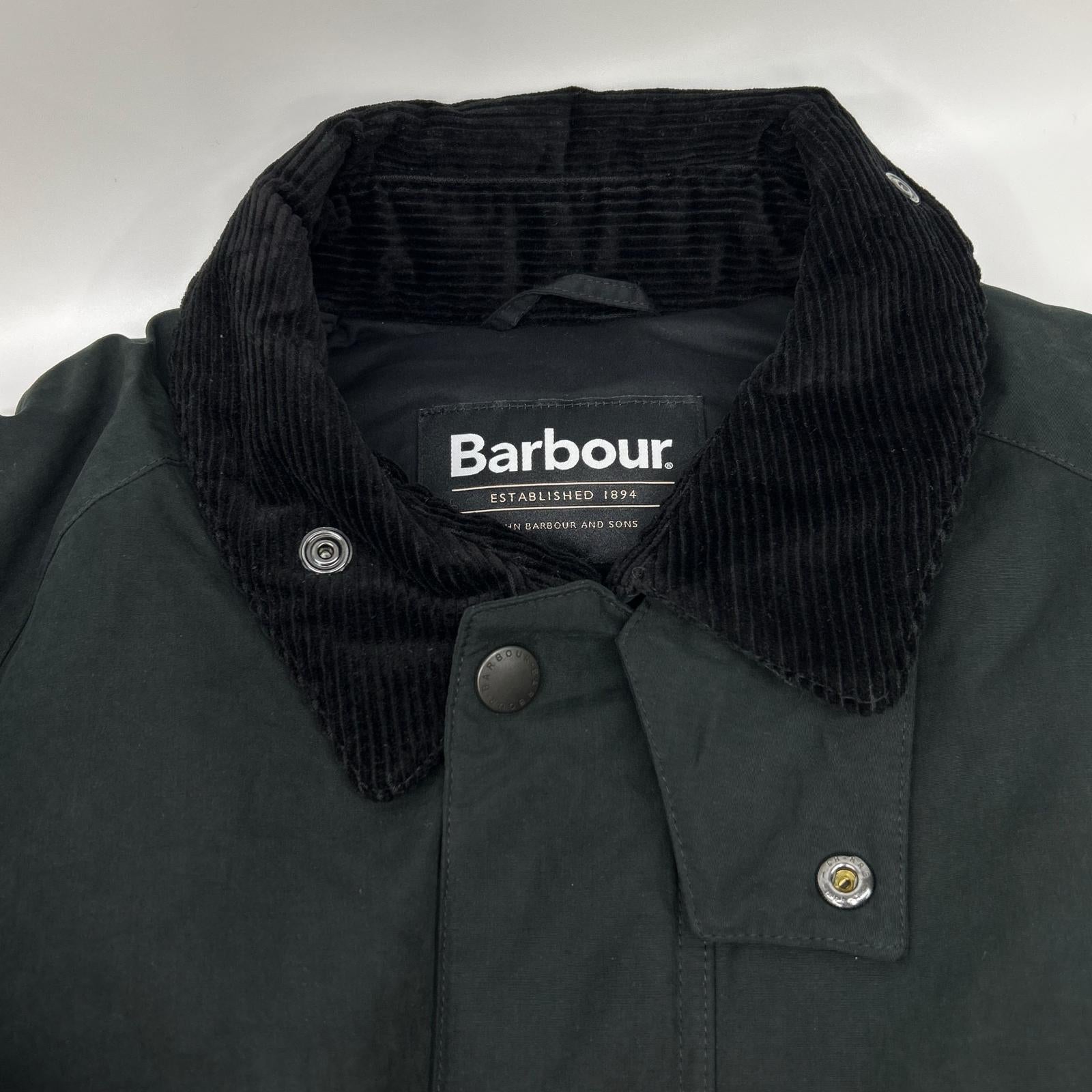 Barbour バブアー 25AW 252MCA1065 ブラック コットン混 PADDED TRANSPORT JACKET/パデッド トランスポート ジャケット ジャケット