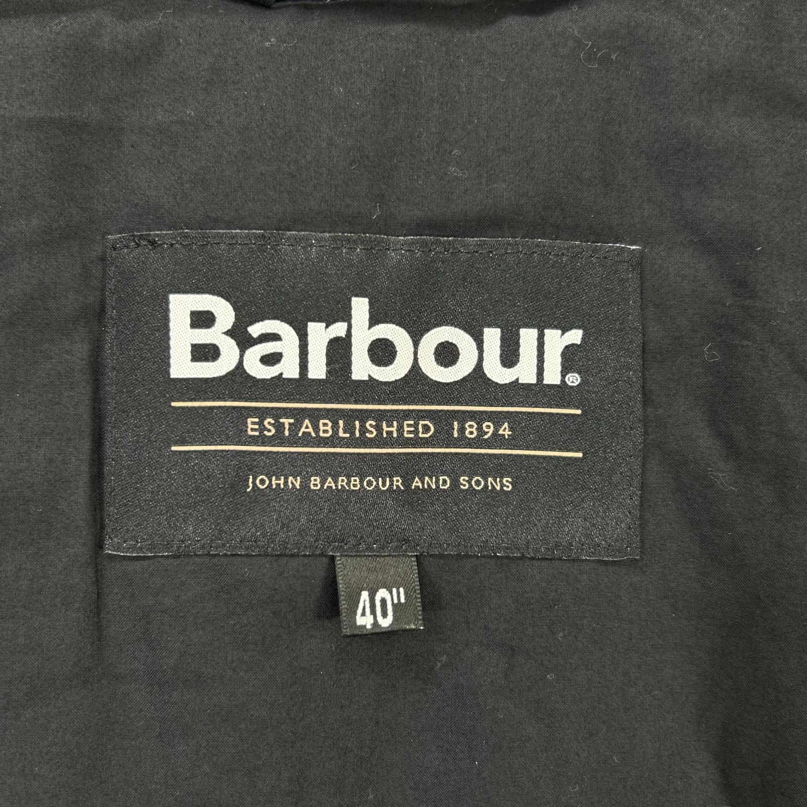 Barbour バブアー 25AW 252MCA1065 ブラック コットン混 PADDED TRANSPORT JACKET/パデッド トランスポート ジャケット ジャケット