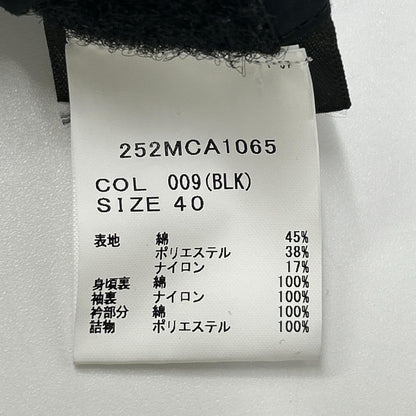 Barbour バブアー 25AW 252MCA1065 ブラック コットン混 PADDED TRANSPORT JACKET/パデッド トランスポート ジャケット ジャケット