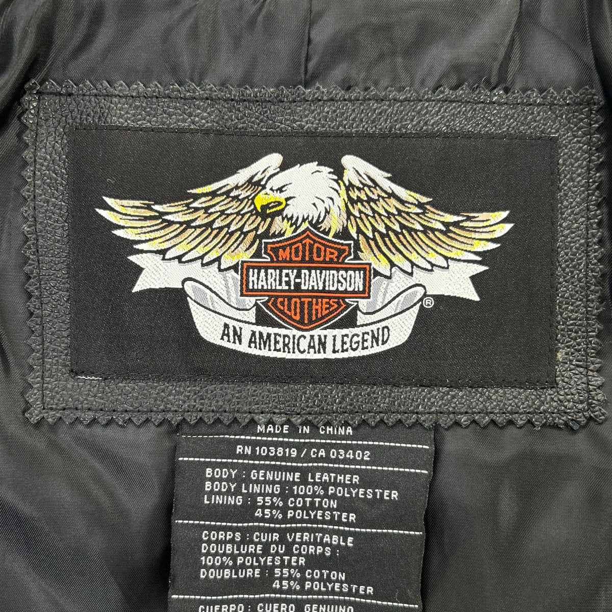 HARLEY DAVIDSON ハーレーダビッドソン ブラック スタッズ フレイムデザイン ダブルライダースジャケット ジャケット