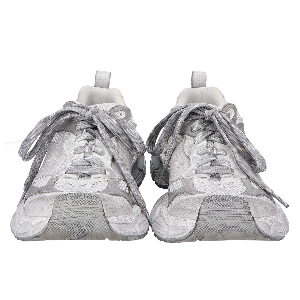 BALENCIAGA バレンシアガ 美品 759693 メッシュ×スエード 3XL ローカットスニーカー シューズ